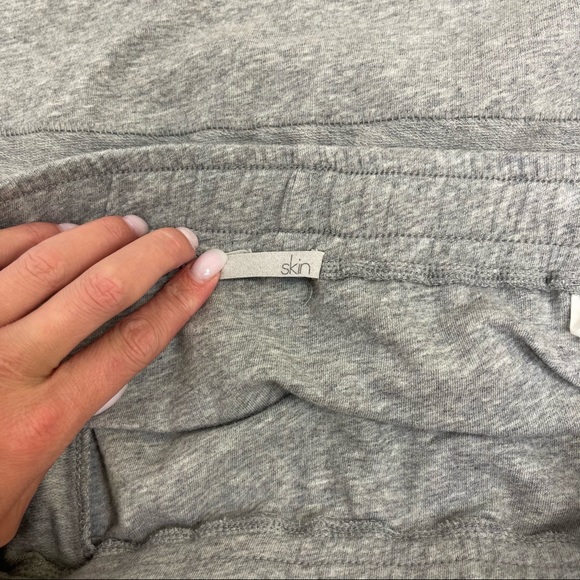 Skin “Gray Jersey Drawstring” Skirt - Picture 8 of 9